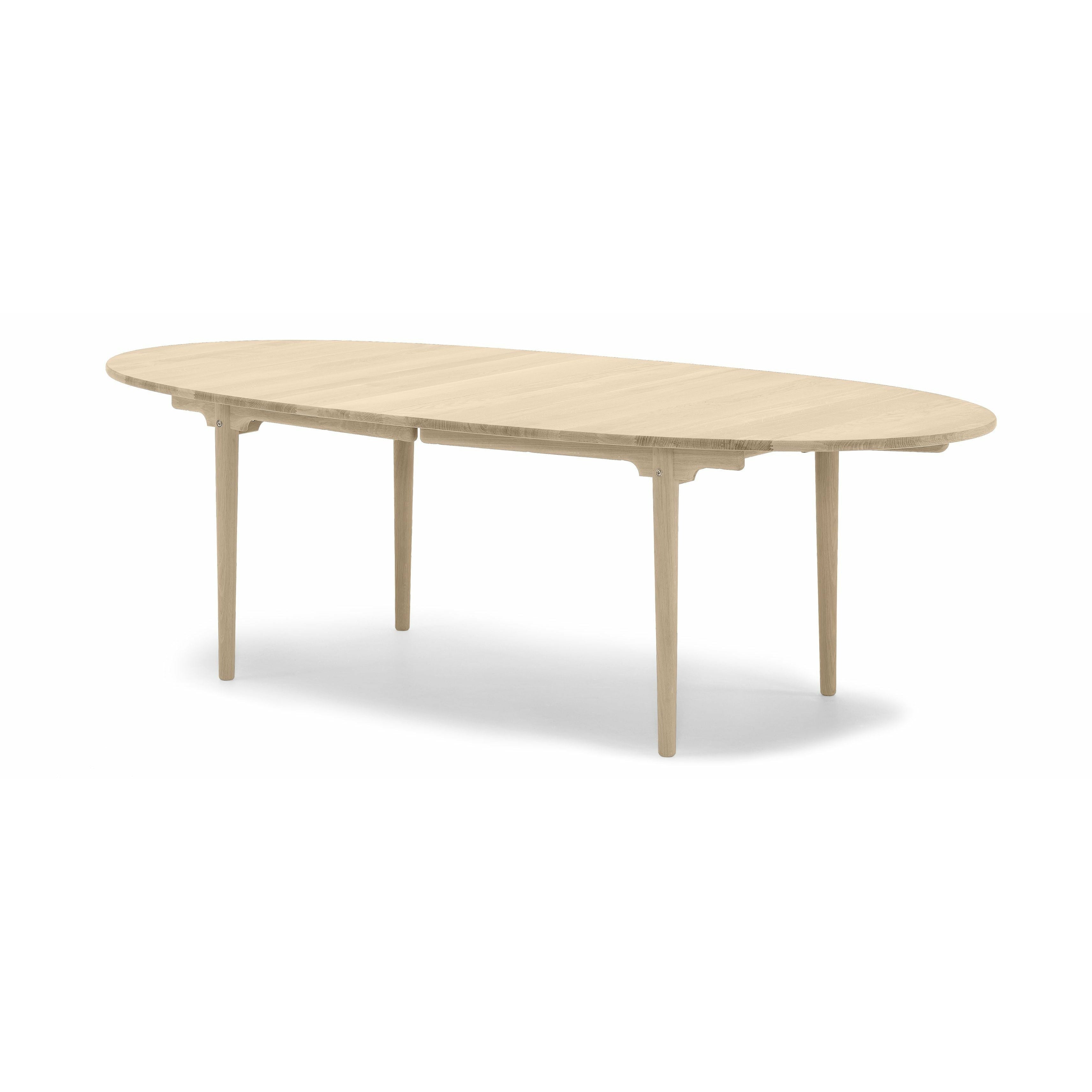 Carl Hansen Ch339 Dining Table Designed For 2 Pull Out Plates, Oak Oiled