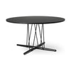 Carl Hansen E020 Embrace Table, Black Oak, Ø 79 cm