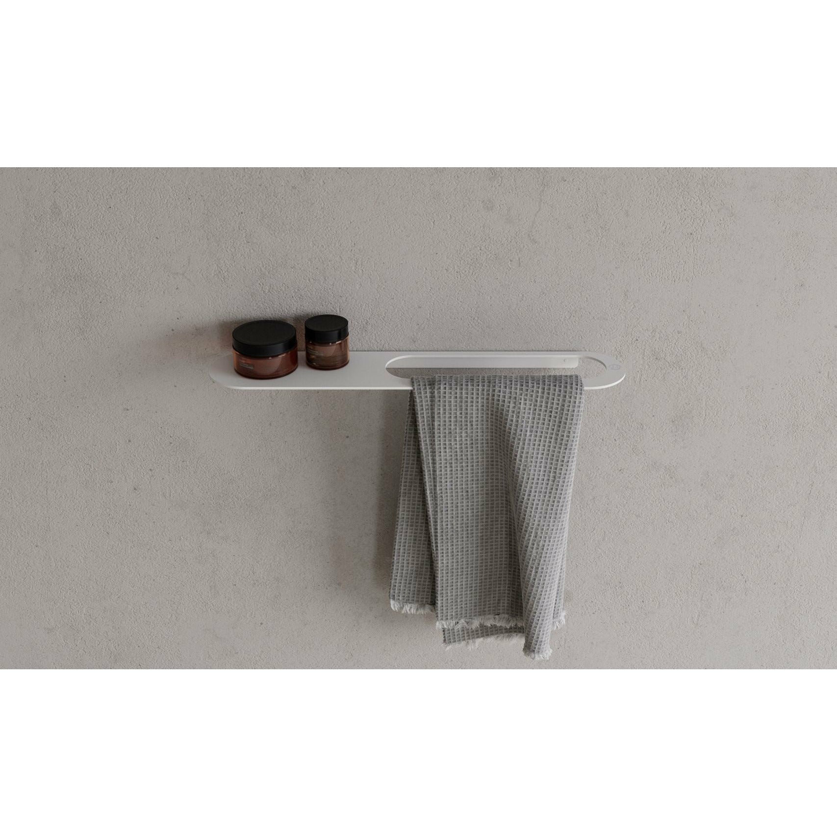 Kopenhaga Bath CB 100 Ręcznik z półką, mat biały
