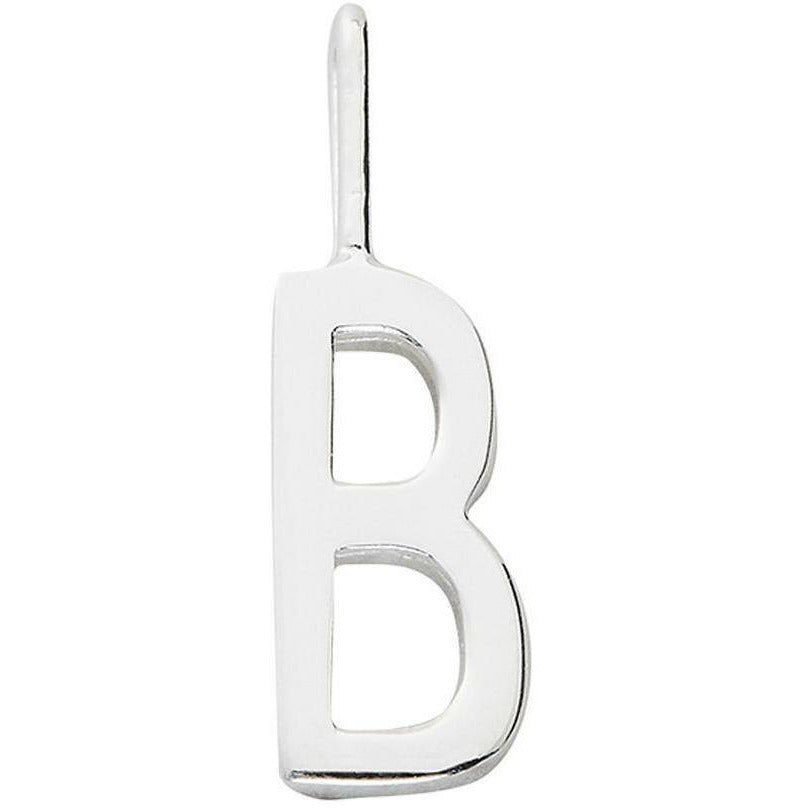 Listy projektowe Wisior liter A z 10 mm, srebrny, b