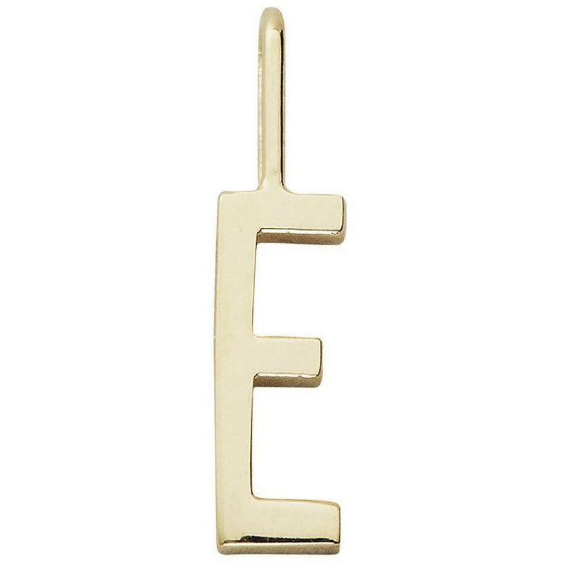 Listy projektowe litery wisior z 30 mm, złoto, e