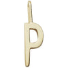 Listy projektowe litery wisior z 30 mm, złoto, p