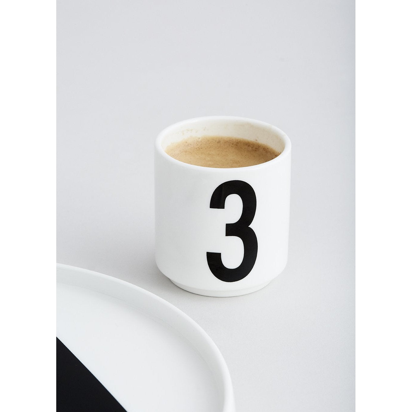 Listy projektowe kubki espresso 1 4 zestaw, biały