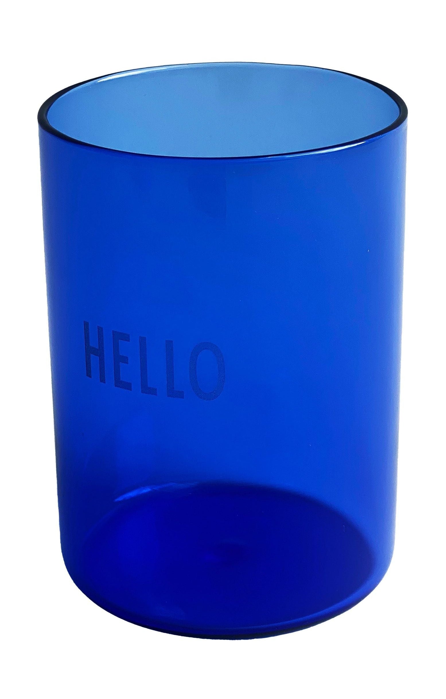 Ulubione szkło do picia listu Design Witam, niebieski