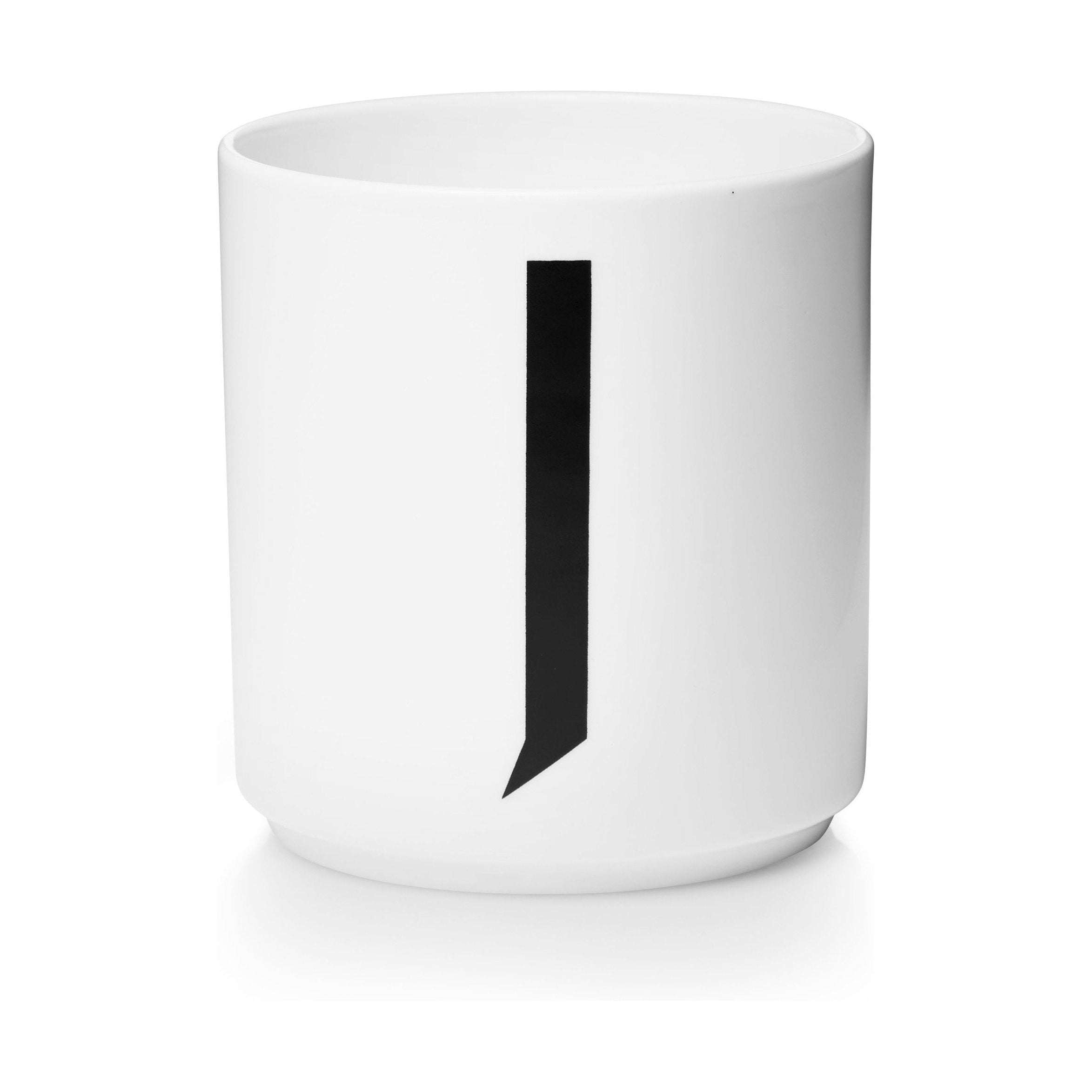 Listy projektowe osobisty porcelanowy kubek z, biały, j