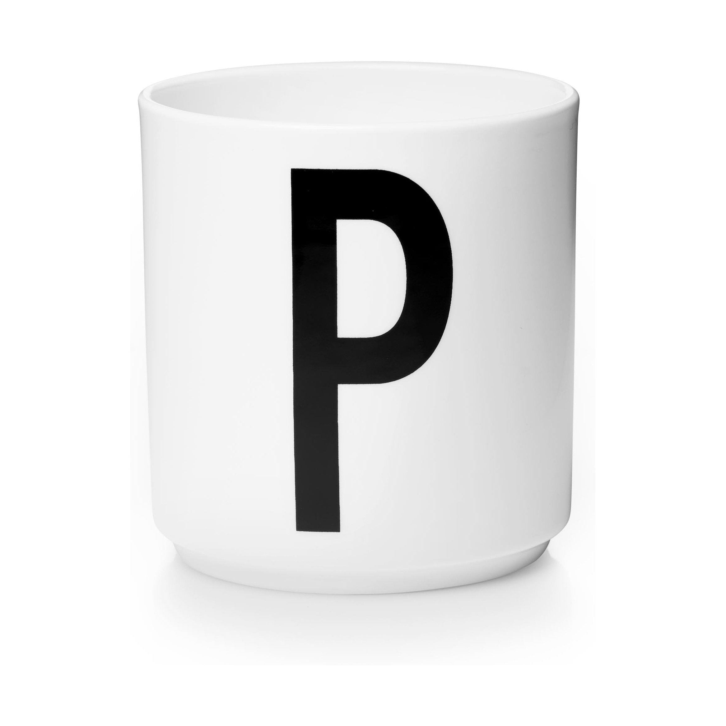 Design Letters Personal Porcelain Mug A Z, White, P