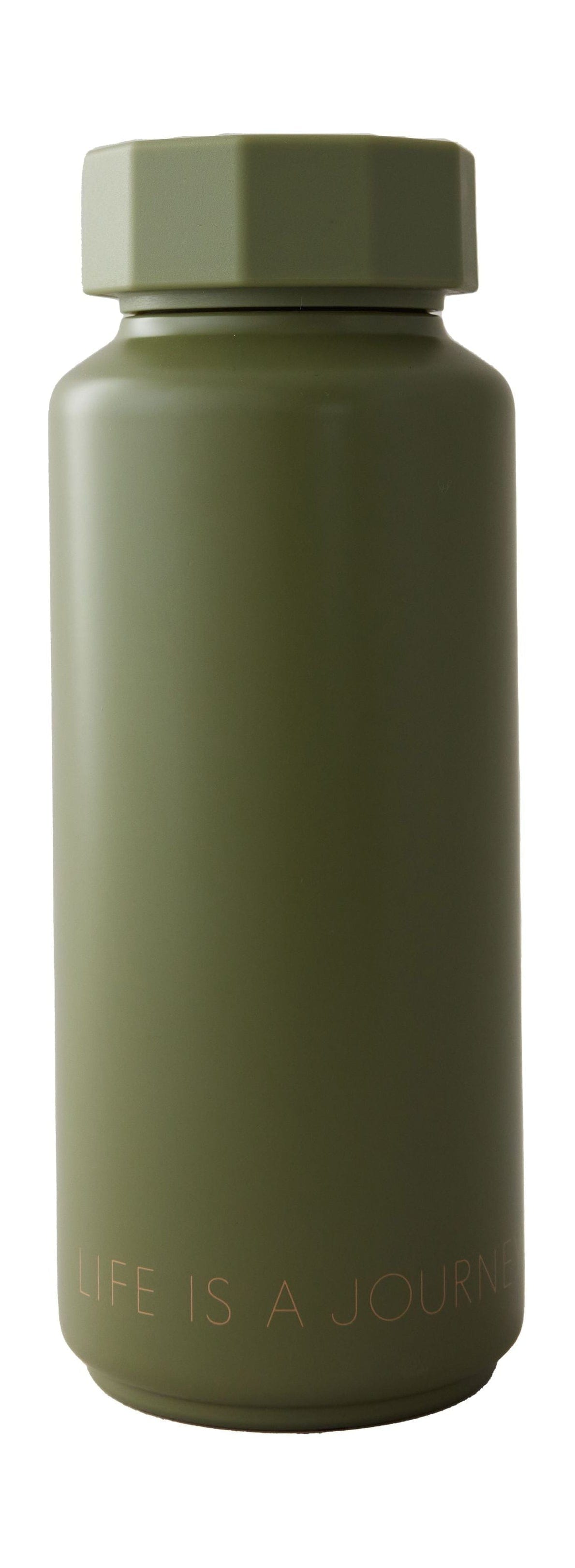 Design Letters Tone On Tone Thermo Bottle, Forest Green