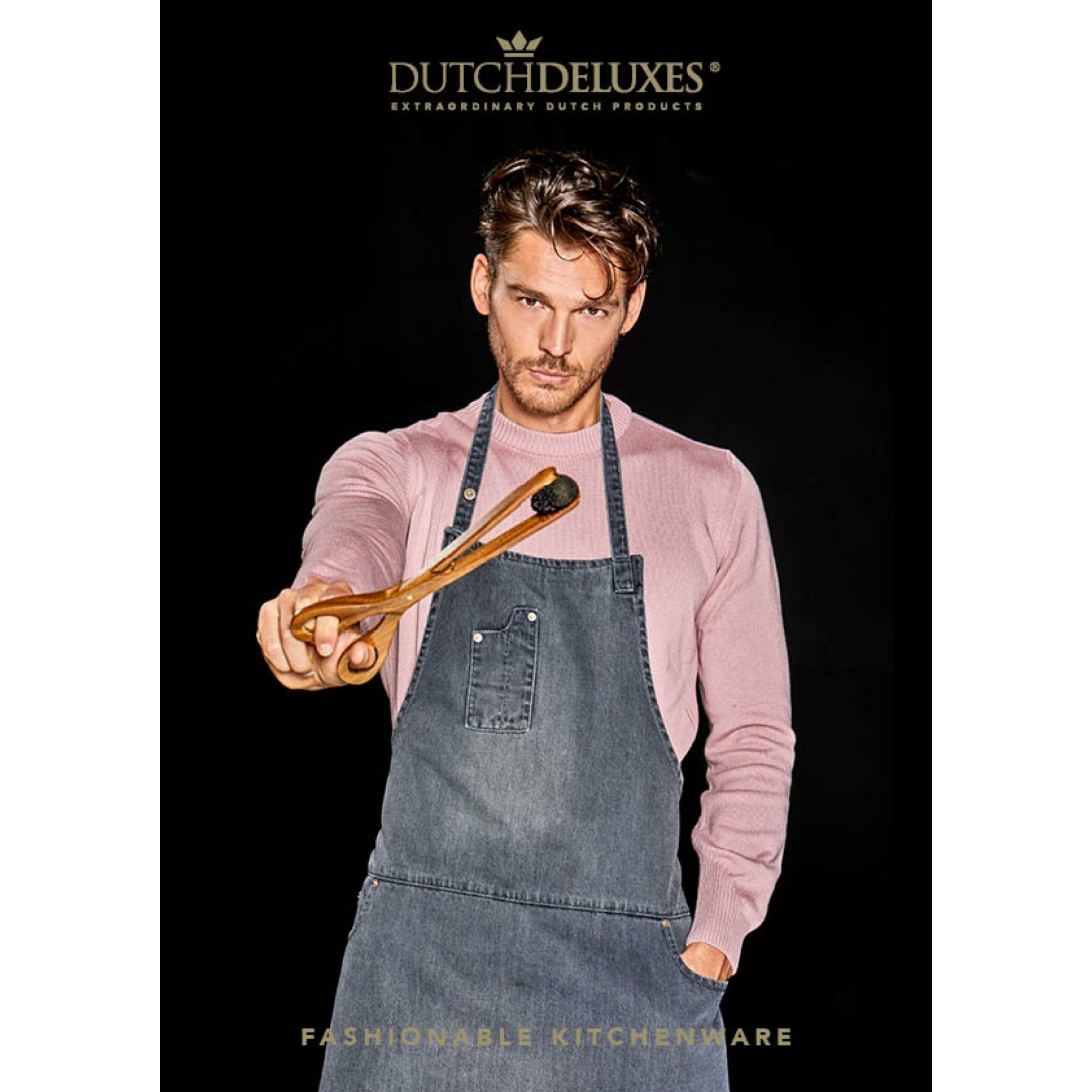Dutchdeluxes Five Pocket Fartuch Fit, umyty szary