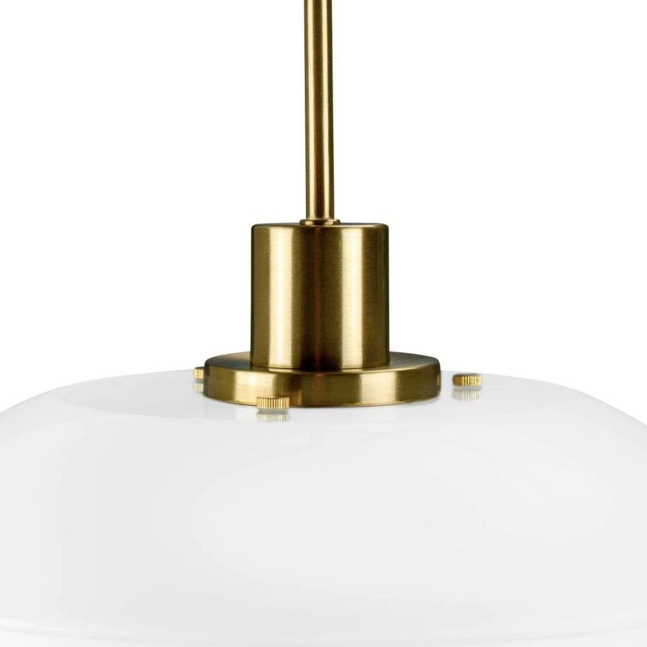 Lampa wiszącego Dyberg Larsen DL31, Opal/mosiądz