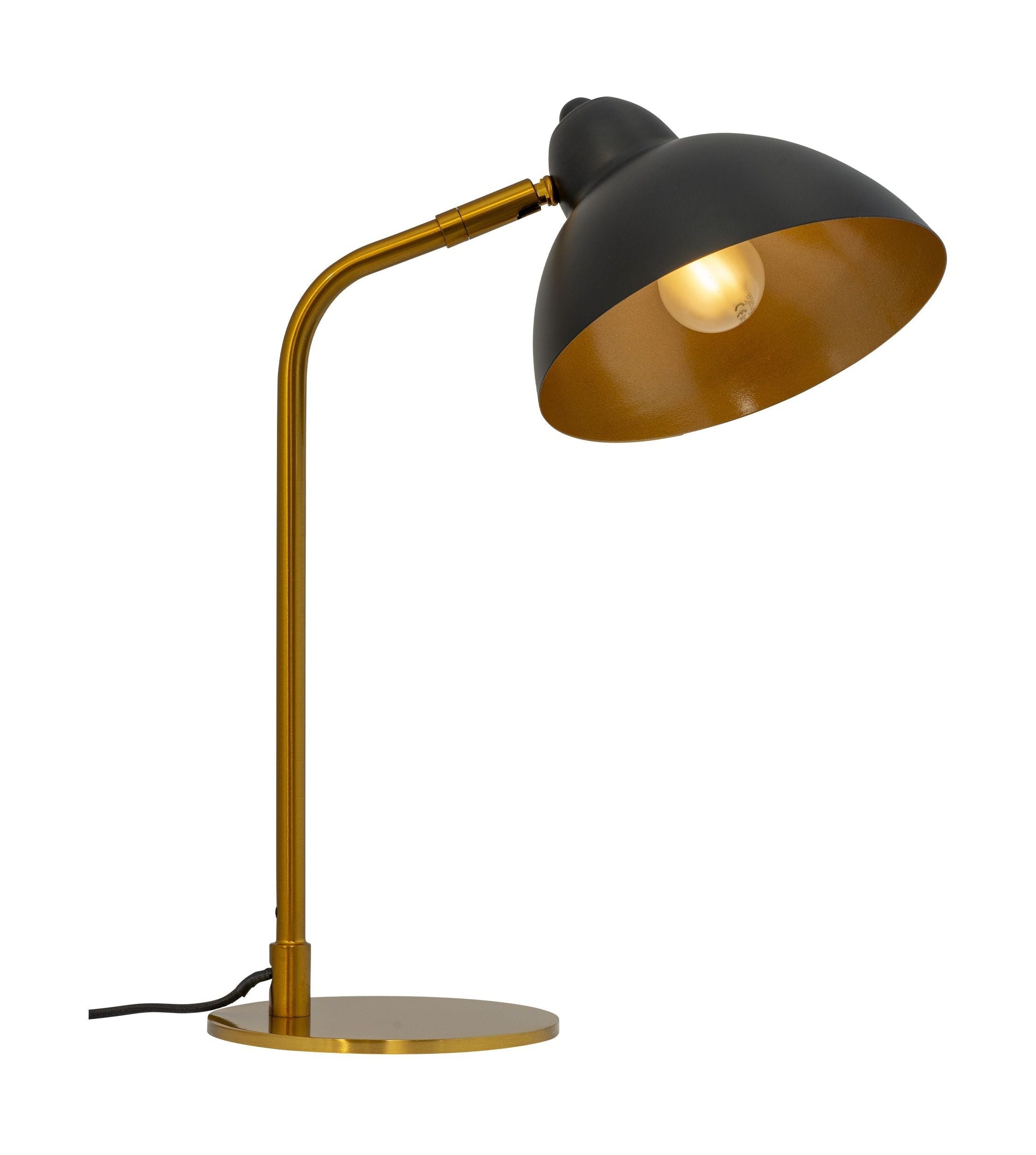 Dyberg Larsen Futura Lampa stołowa mosiądz/czarny, mały