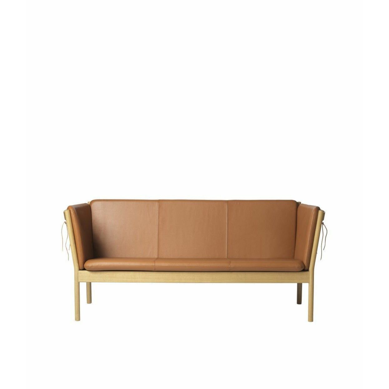 FDB Møbler J149 Three -Seater Sofa, Natural/Cognac