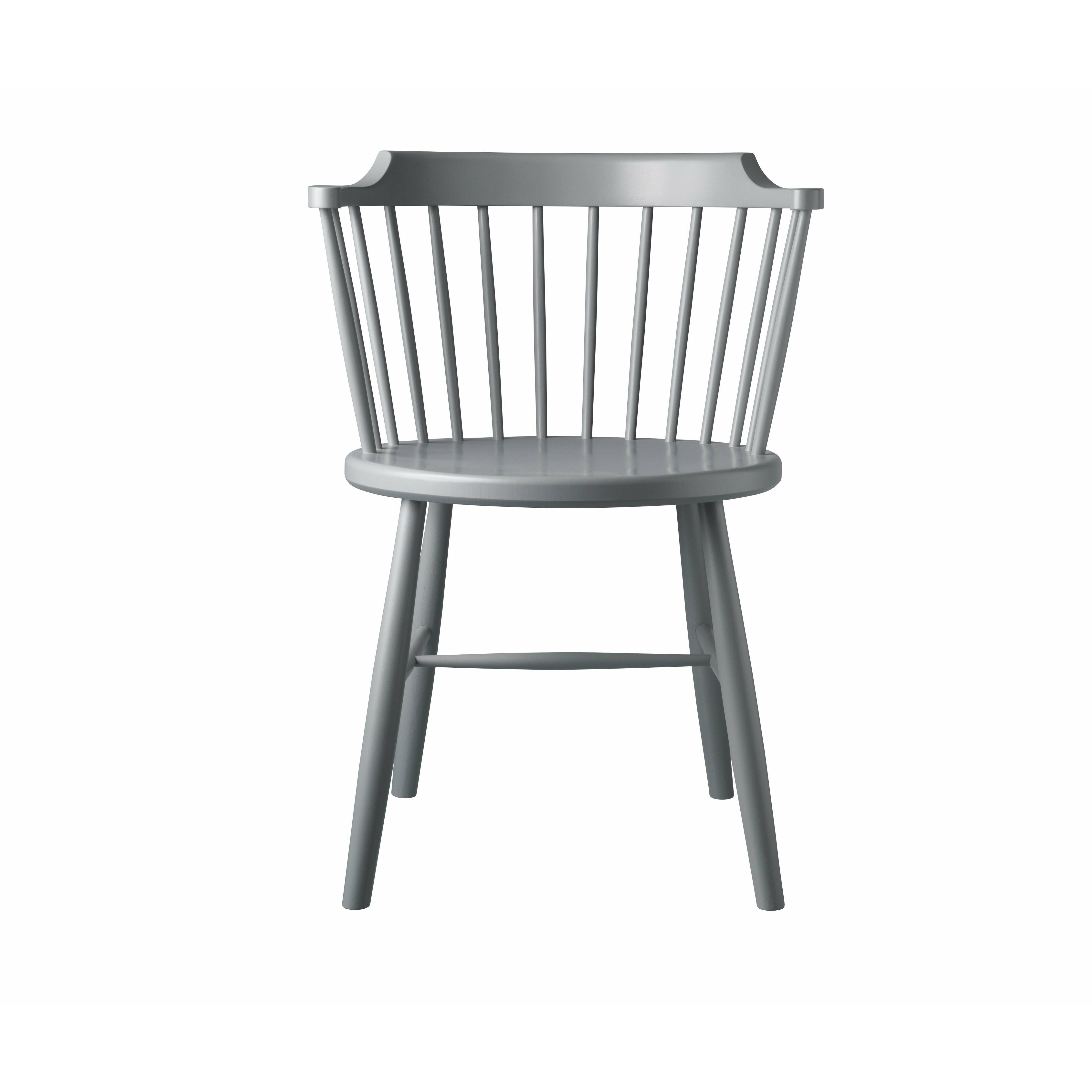 Fdb Møbler J18 Børge Mogensen Chair, Light Grey