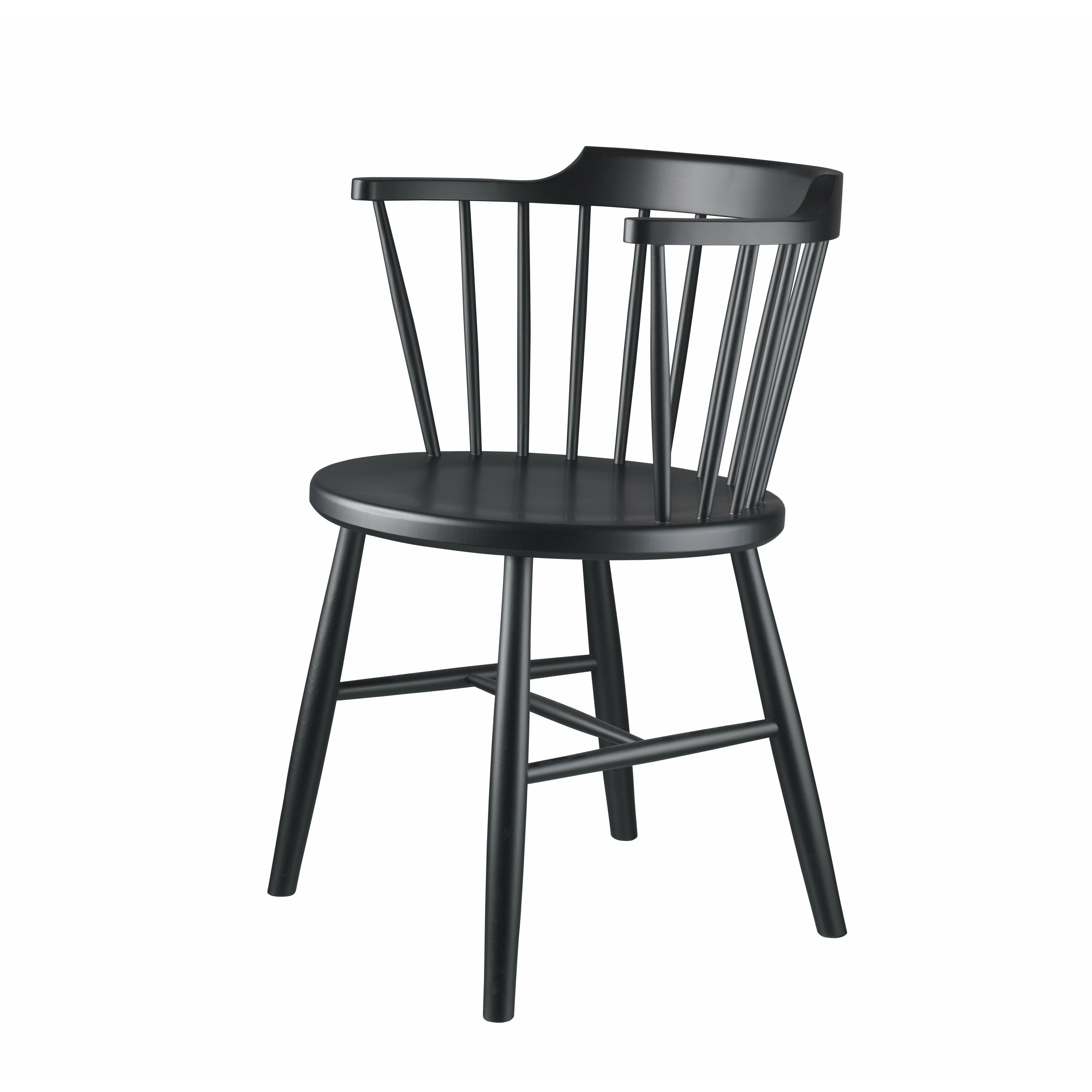 FDB Furniture J18 Børge Mogensen krzesło, czarny