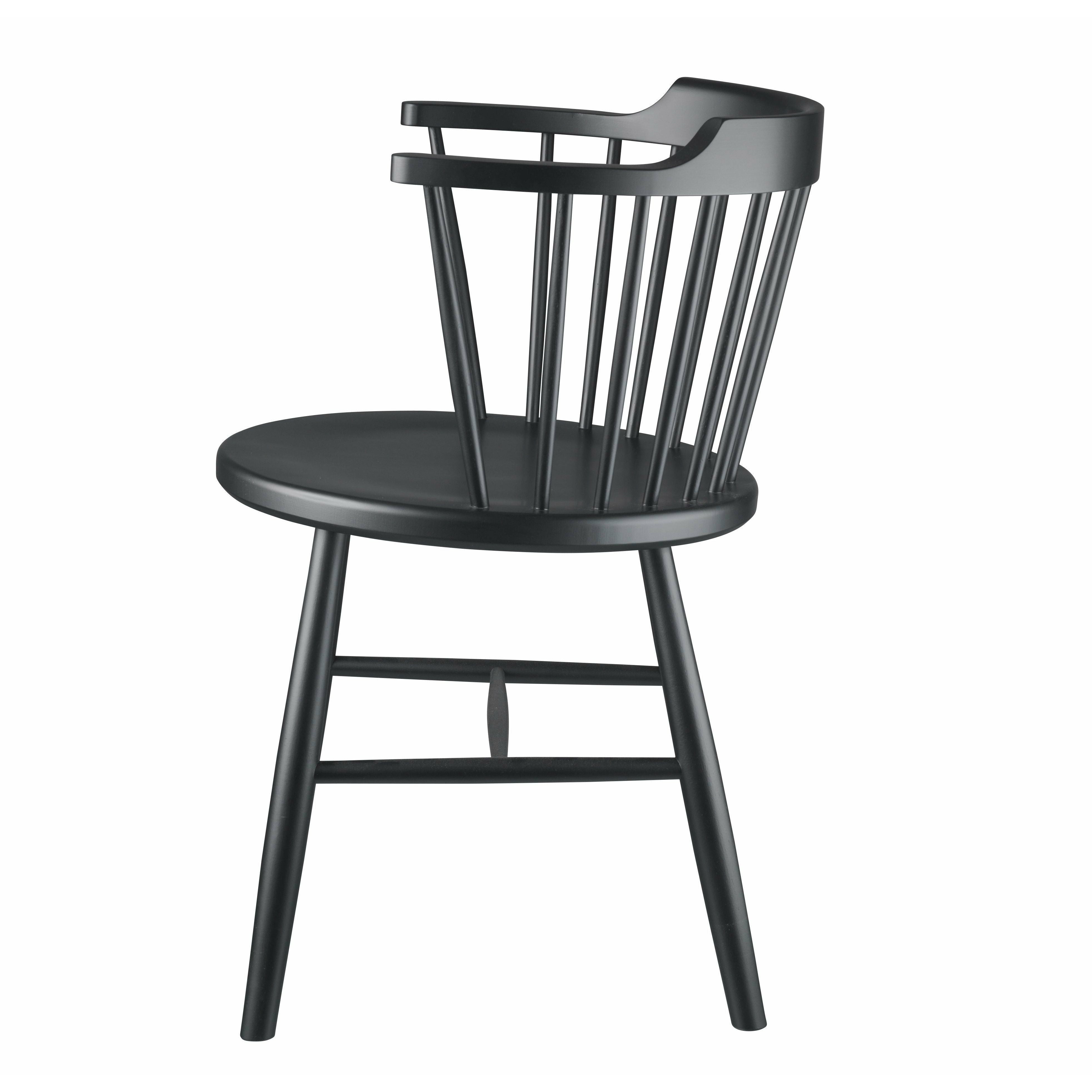 FDB Furniture J18 Børge Mogensen krzesło, czarny