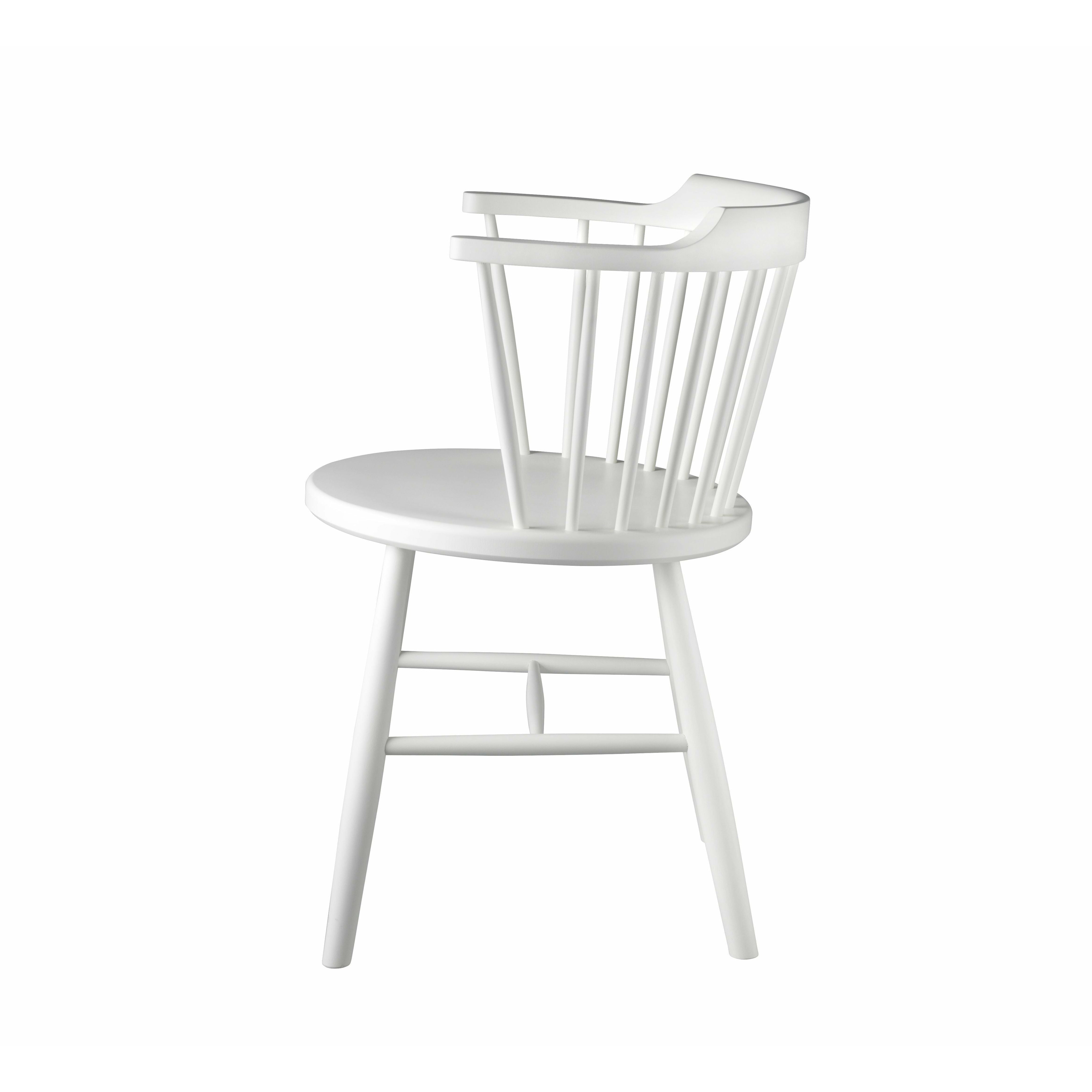 FDB Furniture J18 Børge Mogensen krzesło, biały