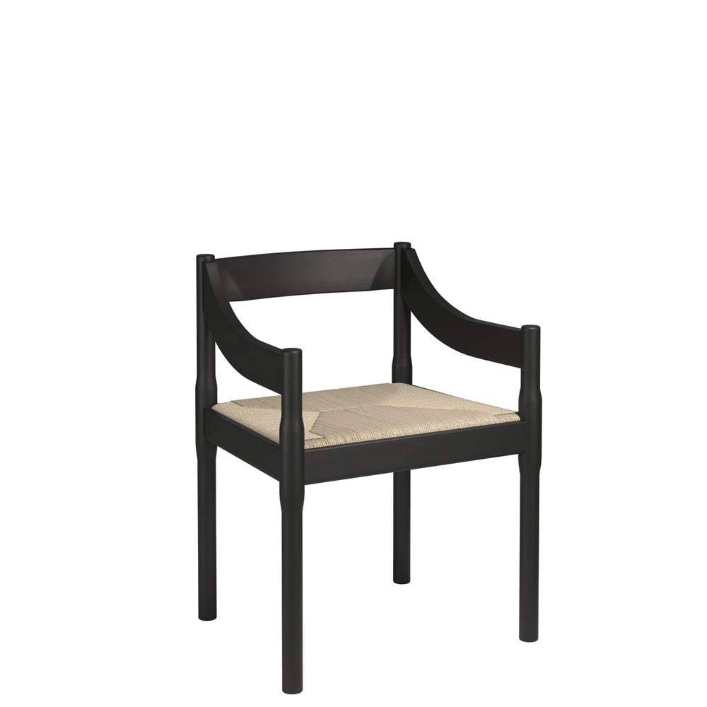 Krzesło Carimate Fritz Hansen Vm120, jesion czarny