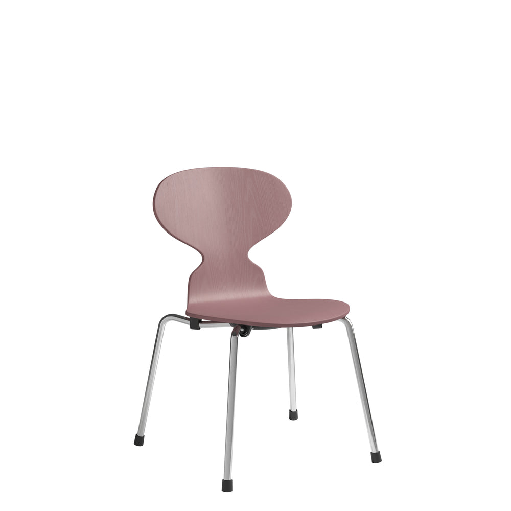 Krzesło dziecięce Fritz Hansen 3101 Ant, kolorowy fornir jesion/dzika róża