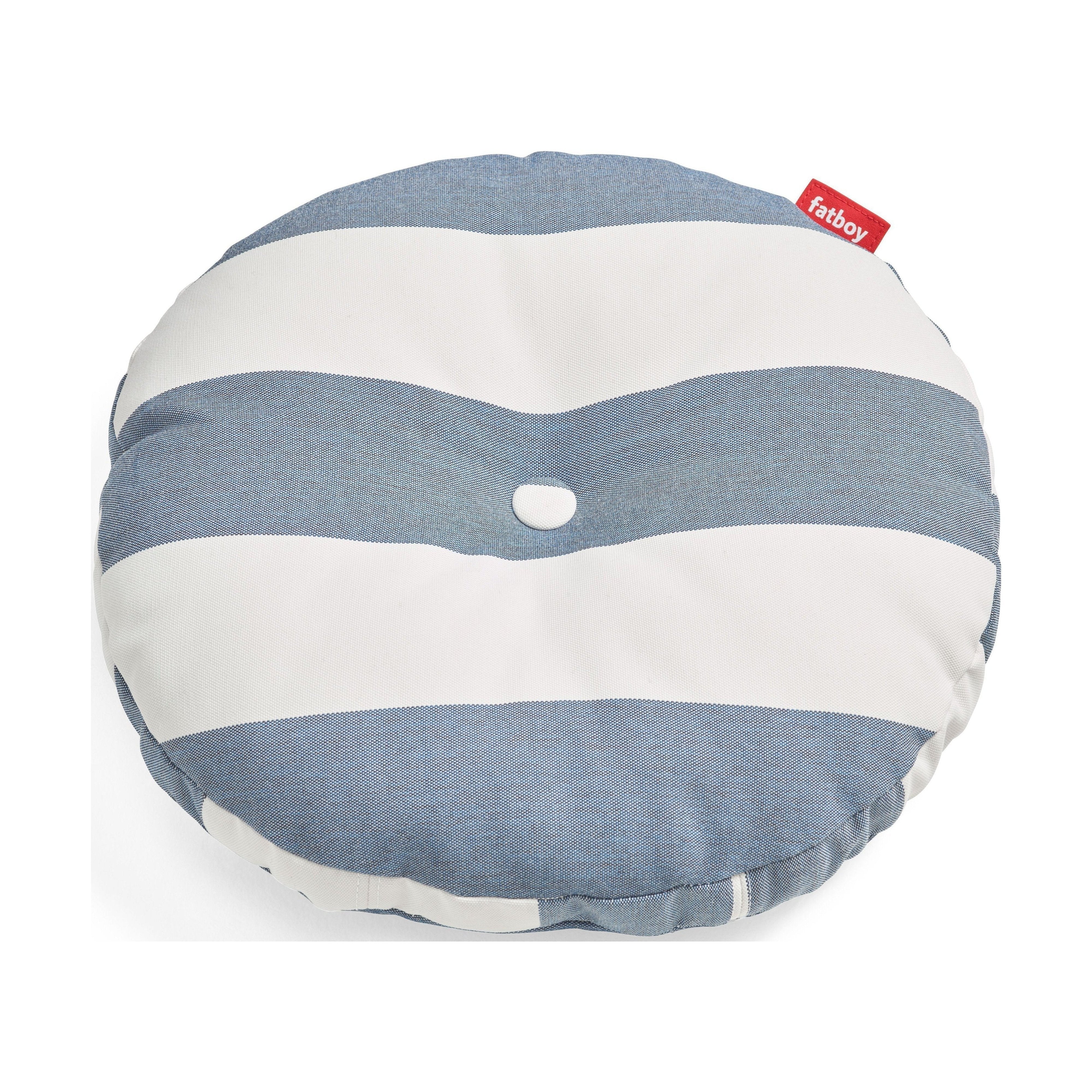 Fatboy Circle Pillow Outdoor Okrągła poduszka ogrodowa, Stripe Ocean Blue