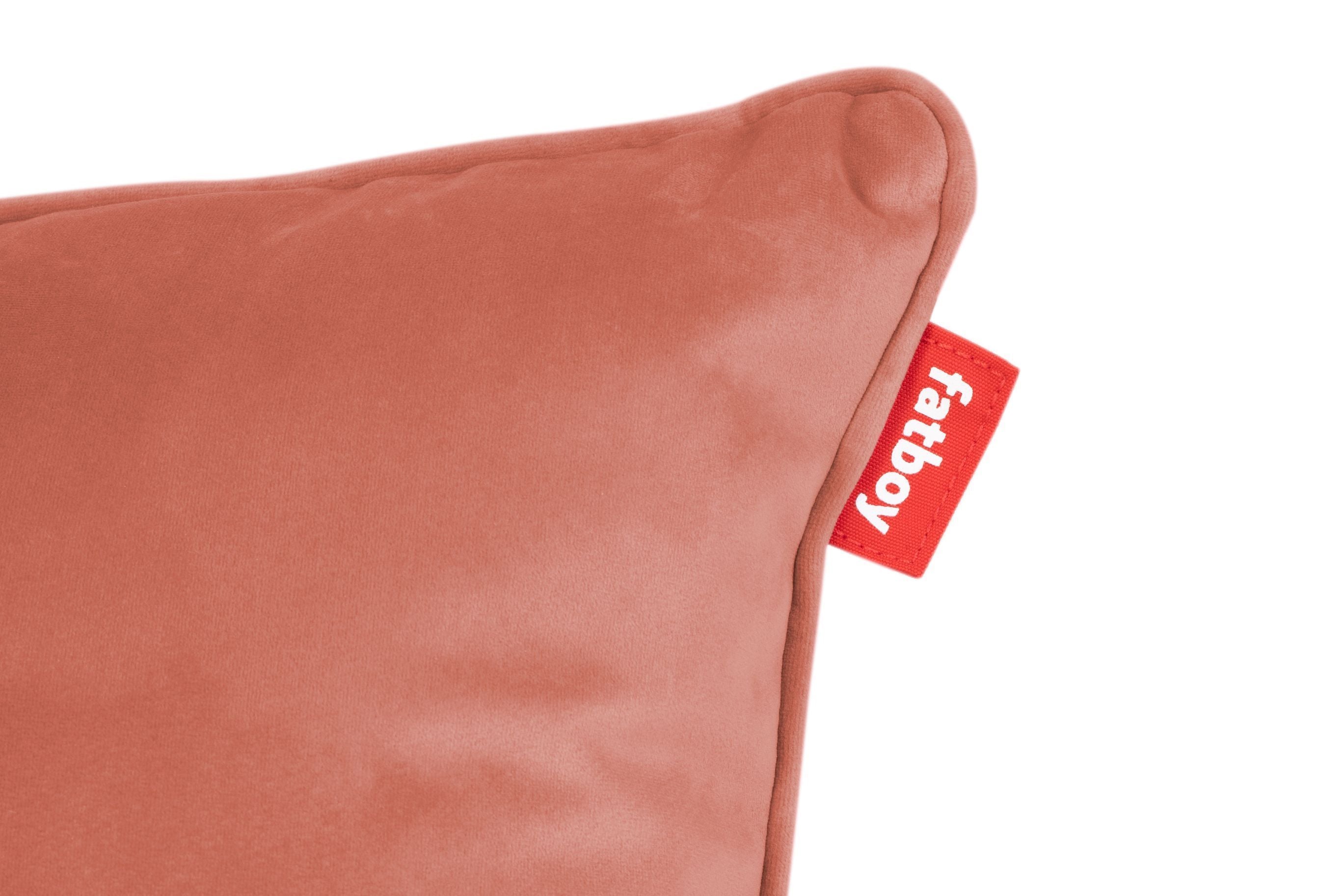 Fatboy Square Velvet Cushion Recycled 50x50 cm, rabarbar