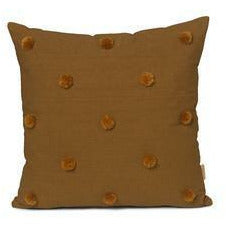 Ferm Living Dot Tufted Pillow, Sugar Kelp/Mustard