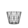 Ferm Living Gwinted Basket Black, Ø40cm