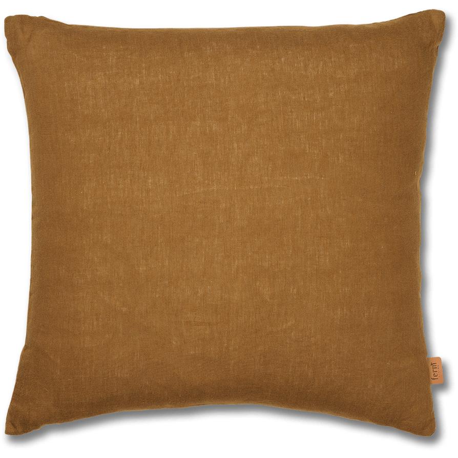 Ferm Living Linen Cushion, Brown