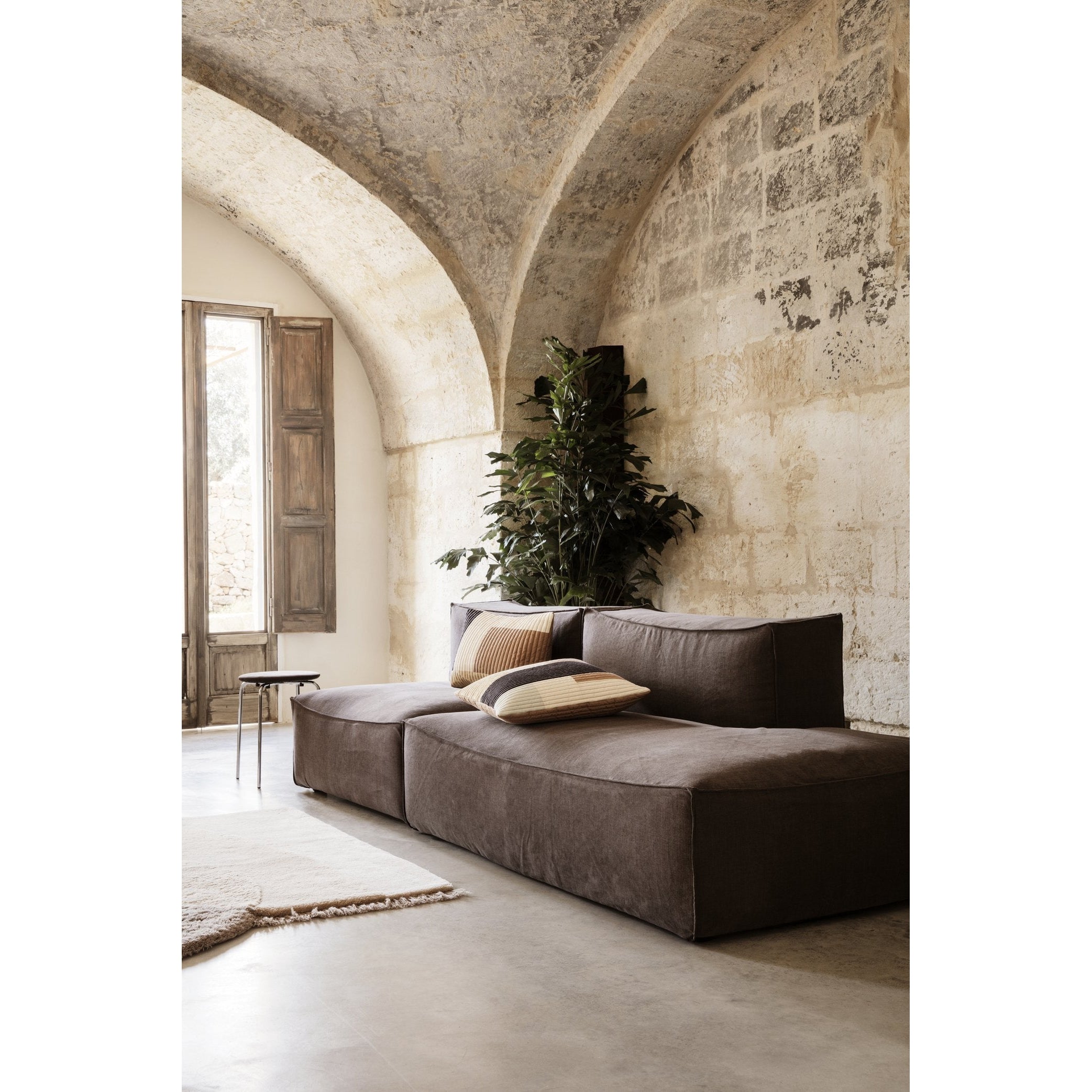 Ferm Living Quild Podusza XL Bordeaux, 80 x 50 cm