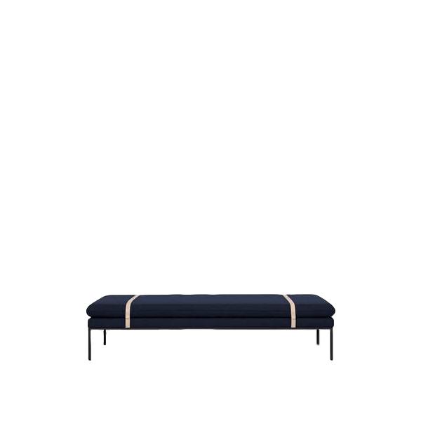 Ferm Living Turn Bed Bed Fiord, Solid Dark Blue