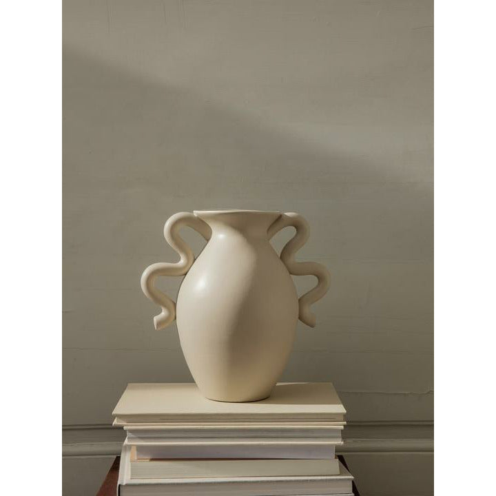 Ferm Living Verso Table Vase 27,5 Cm, Cream