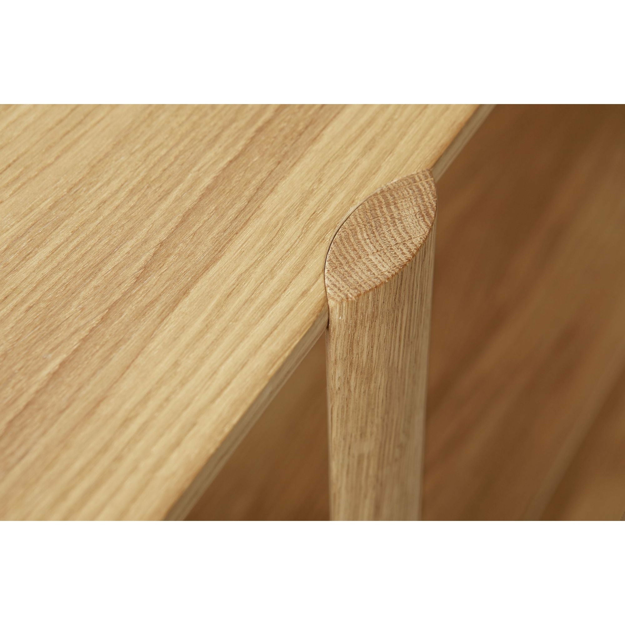 Form & Refine Leaf Shelf 2x2. Oak