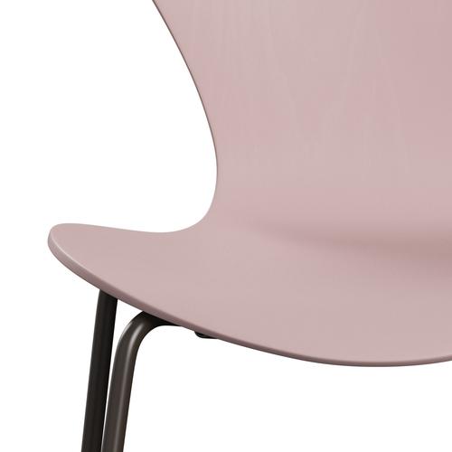 Fritz Hansen 3107 Krzesło niezapicerowane, brązowy brąz/barwiony popioł
