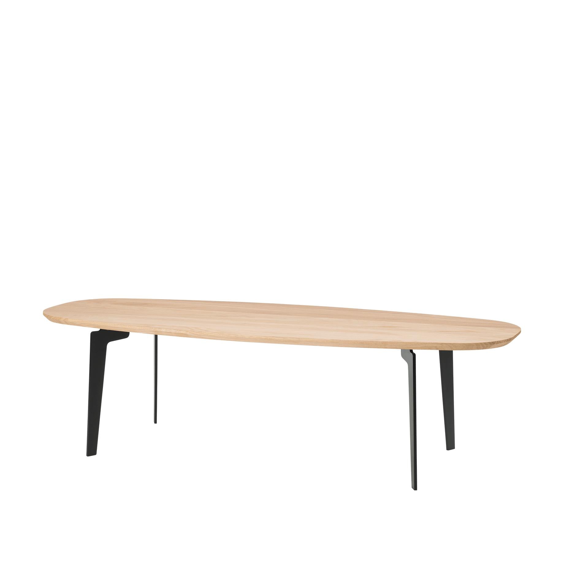 Fritz Hansen Dołącz do stolika kawowego 130 cm, drewno dębowe