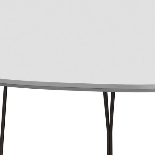 FRITZ HANSEN SUPERILIPSE TABLE BRĄZOWY BRĄZOWY BRONNY/BIAŁY Fenix ​​Laminatów, 240x120 cm