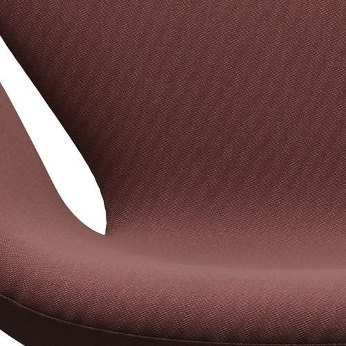 Fritz Hansen Swan Lounge Chair, Brown Bronze/Rims Dark Red/Grey