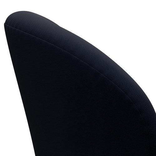 Fritz Hansen Swan Lounge krzesło, czarne lakierowane/sławne marynarki wojenne (66061)
