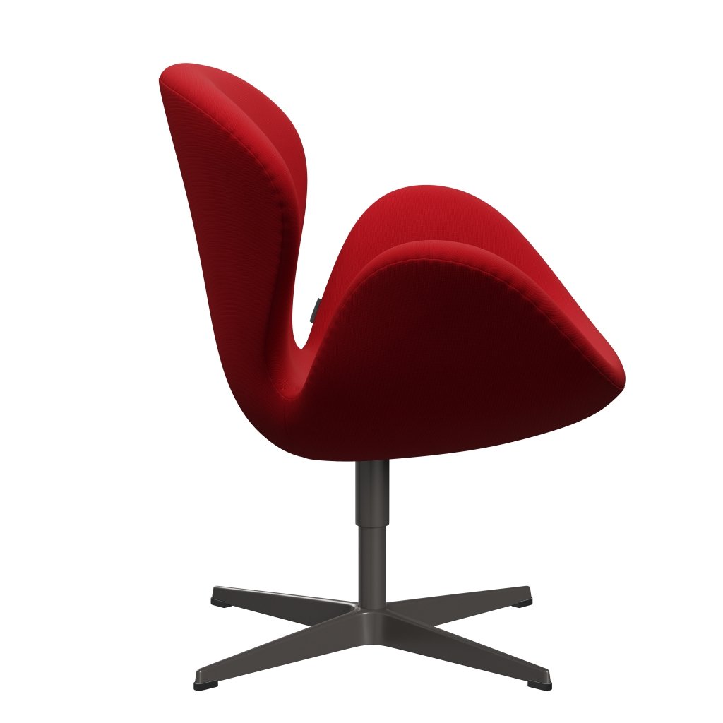 Fritz Hansen Swan Lounge krzesło, ciepły grafit/sława czerwona (64089)
