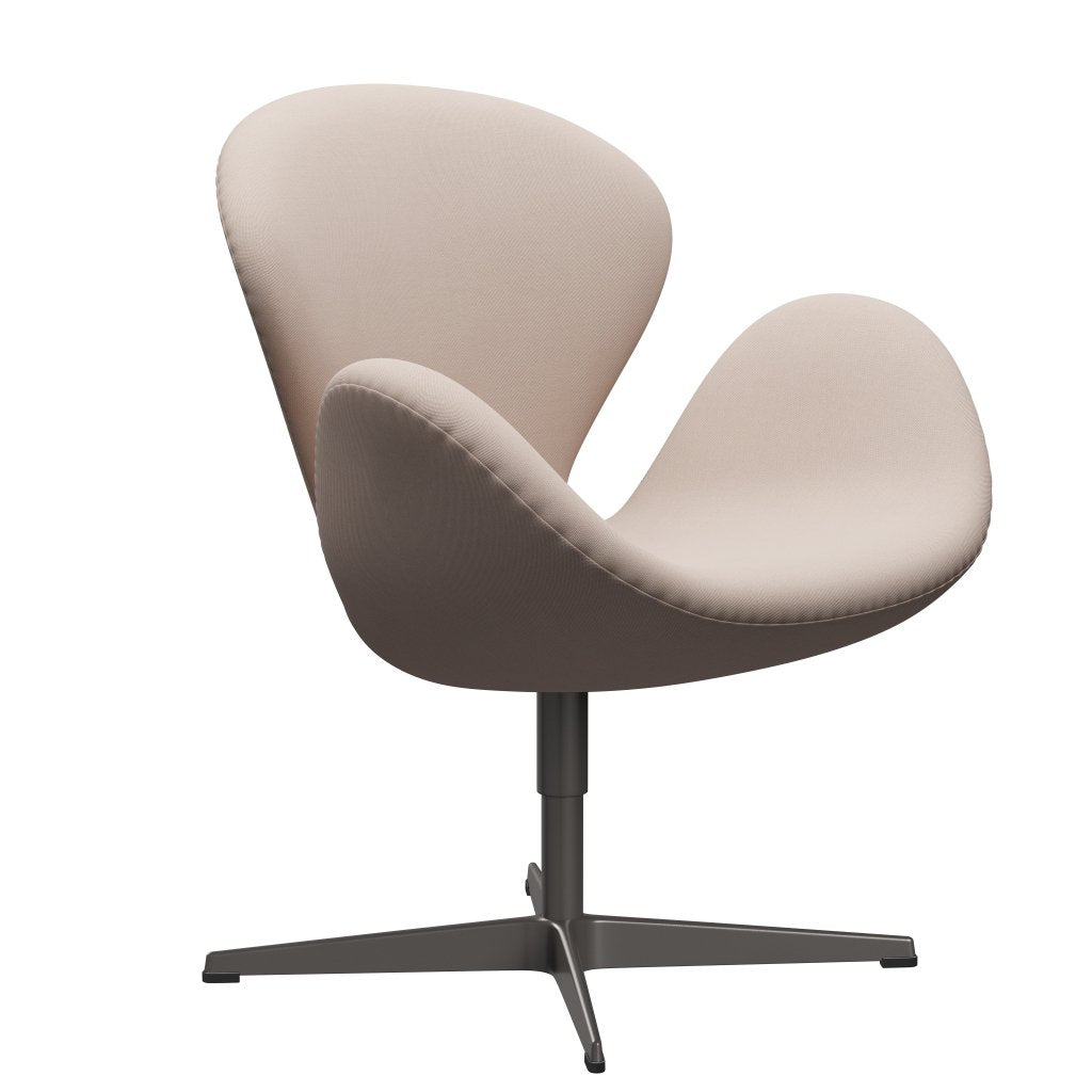 Fritz Hansen Swan Lounge Chair, Warm Graphite/Rime Sand Light