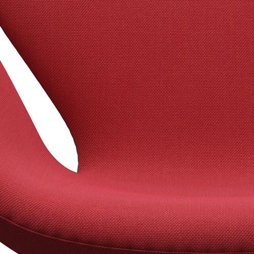 Fritz Hansen Swan Lounge Chair, Warm Graphite/Steelcut Trio Red