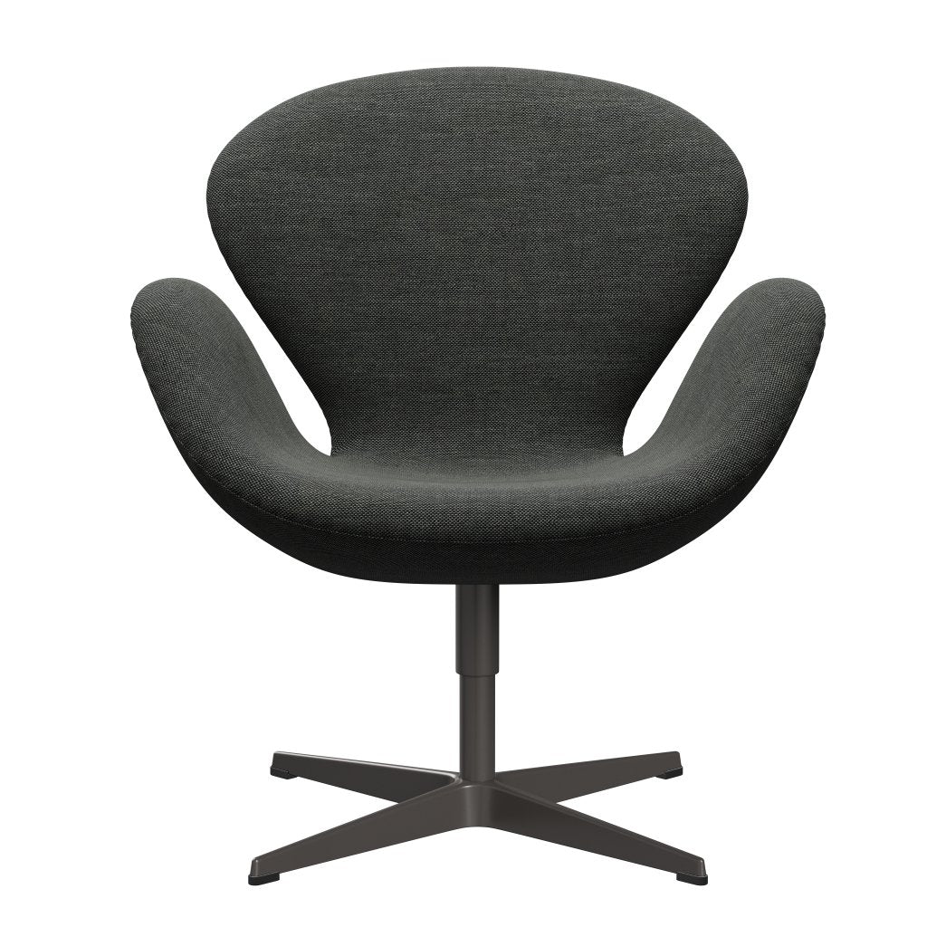 Fritz Hansen Swan Lounge Chair, Warm Graphite/Sunniva Light Grey/Dark Grey