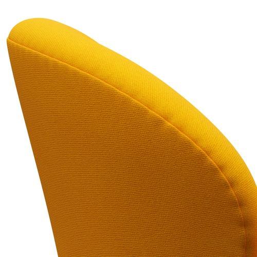 Fritz Hansen Swan Lounge Chair, Warm Graphite/Tonus Yellow Orange