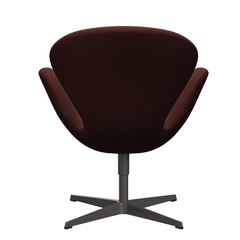Fritz Hansen Swan Lounge Chair, Warm Graphite/Tonus Warm Brown (374)