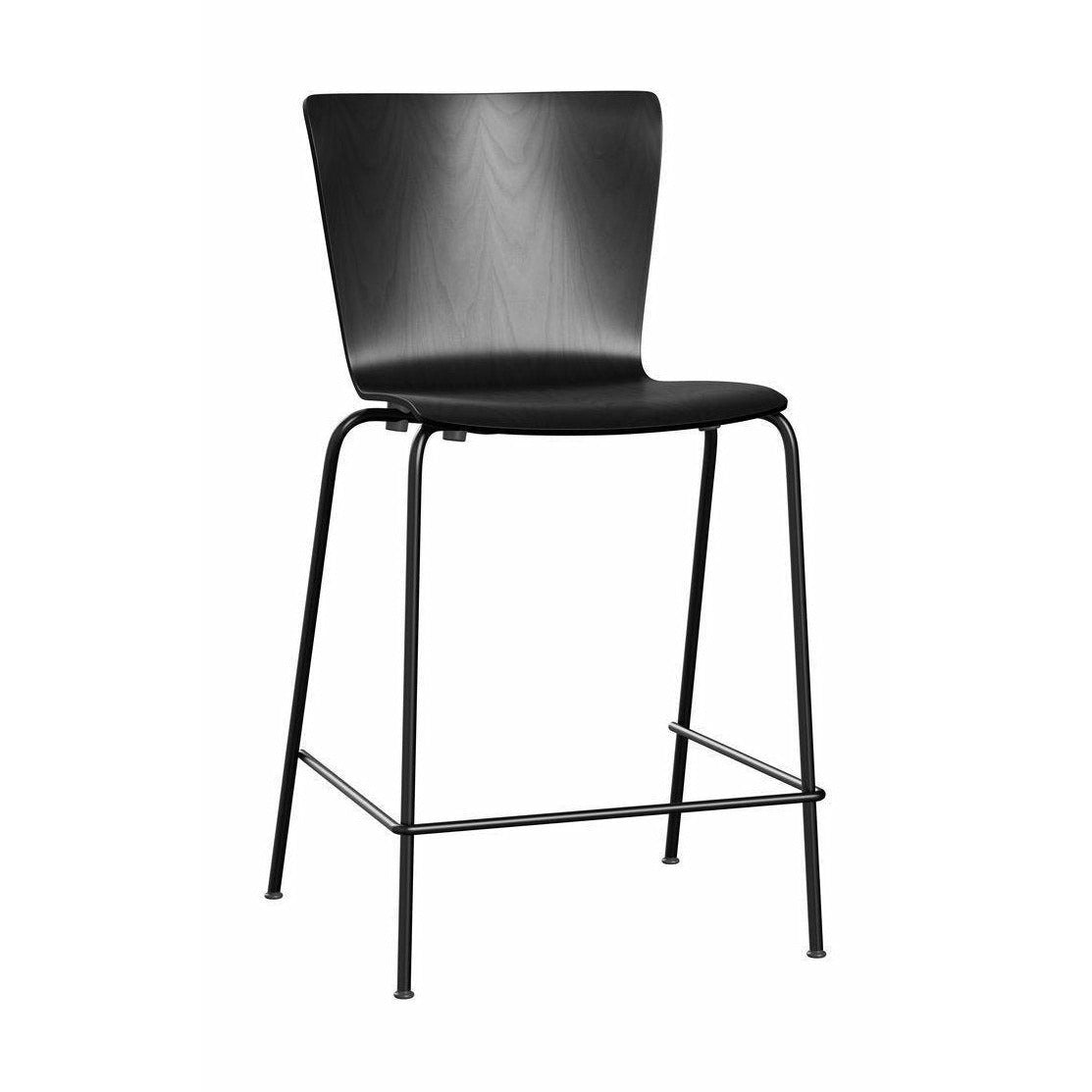 Fritz Hansen Vico Duo Vm116 Chair, Black/Ash Black