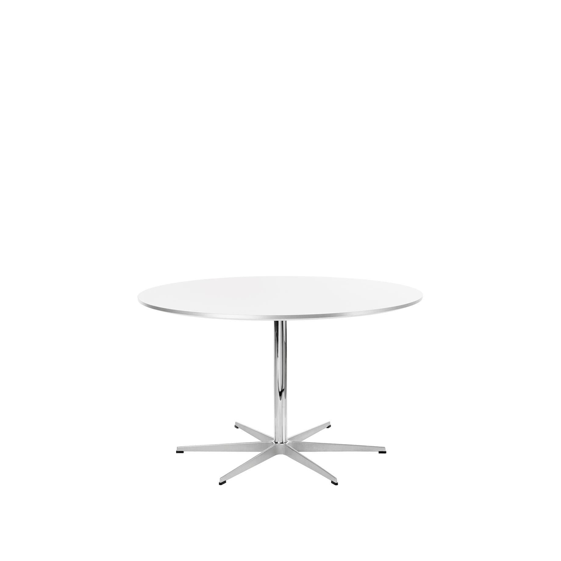 Fritz Hansen Circular Table Ø120 cm, biały laminat