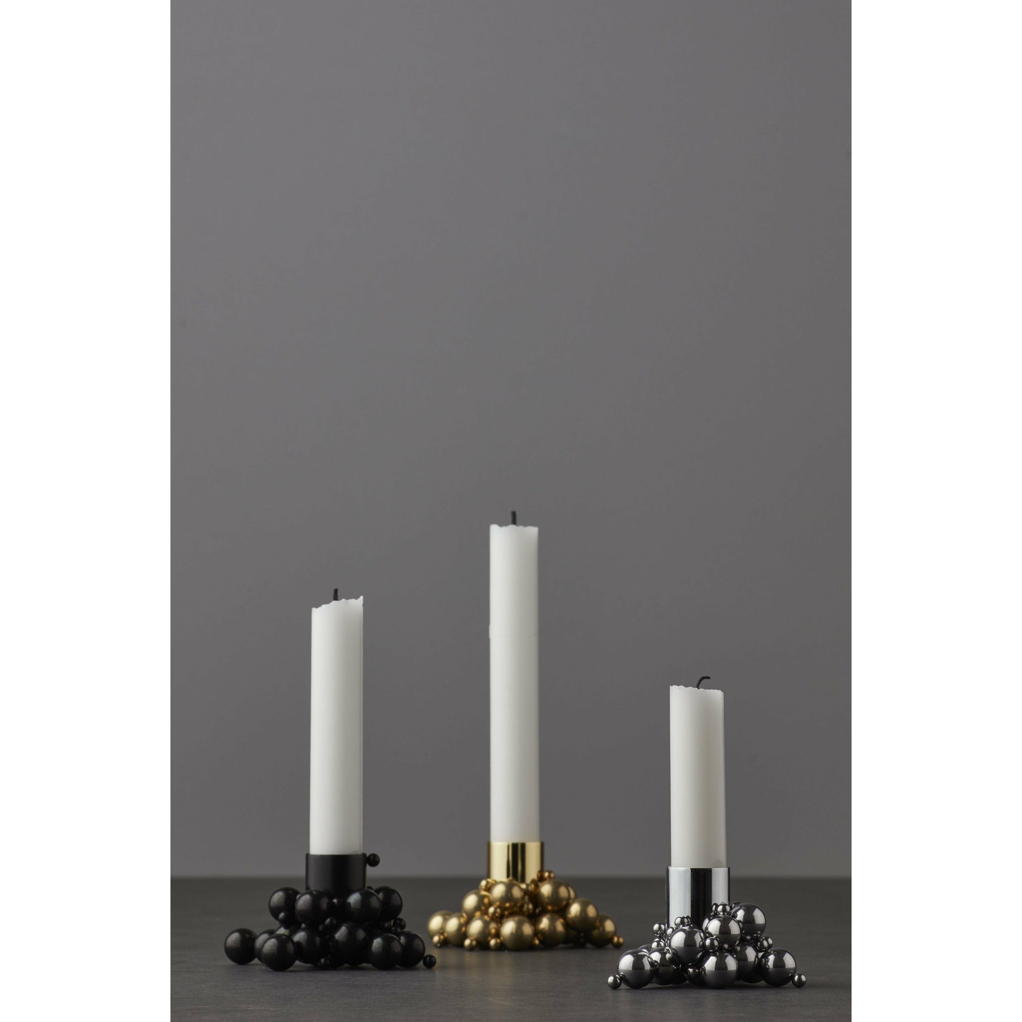 Gejst Moleyl Candle Holder Black 4pcs, 3,3 cm
