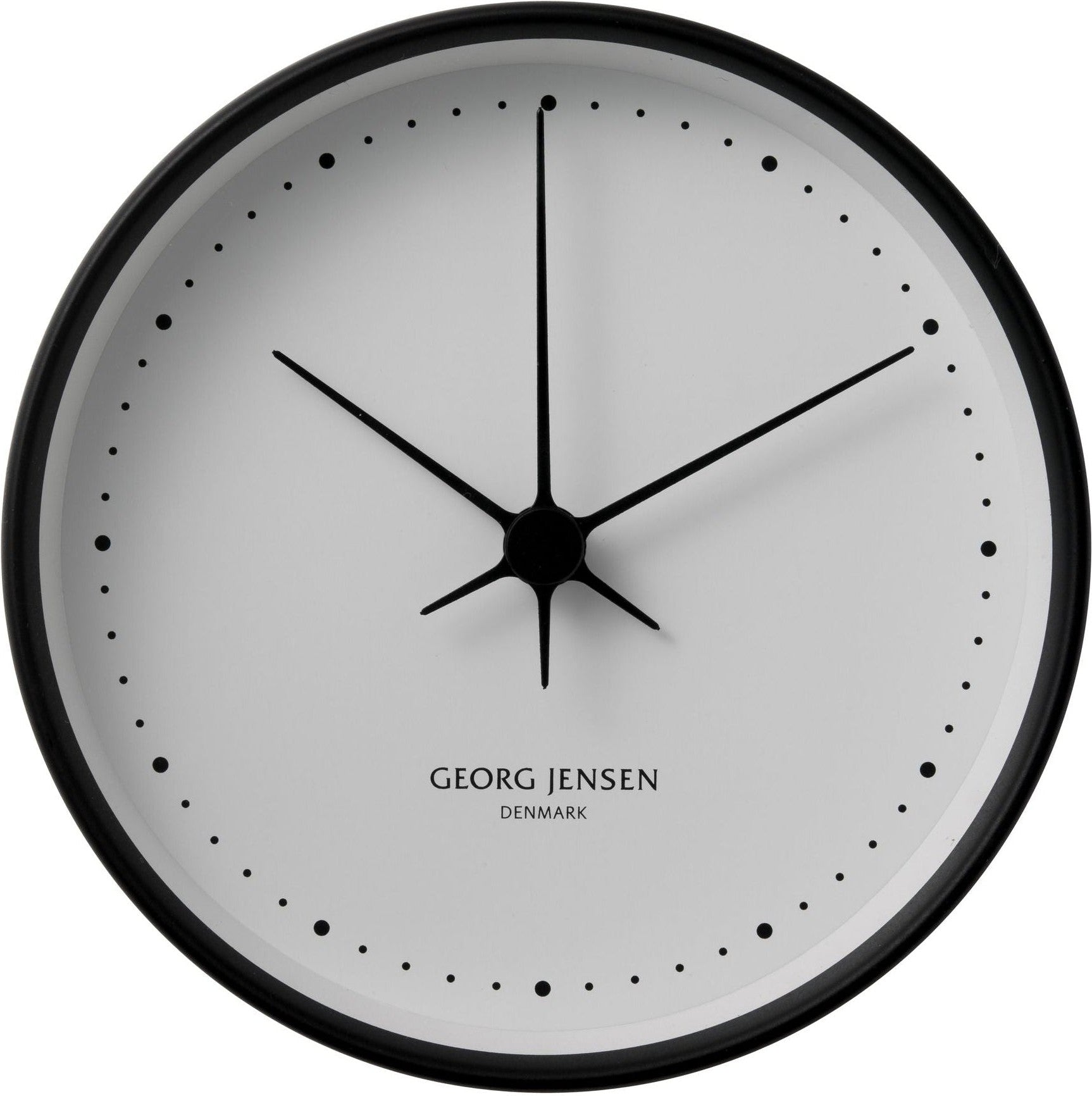 Georg Jensen HK zegar ścienny czarny/biały, 22 cm