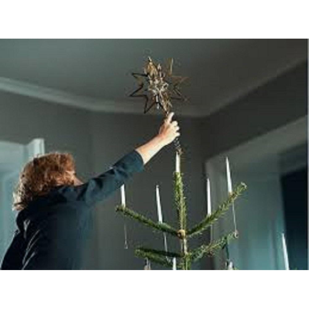 Georg Jensen Star Choink Tree Star Palladium plated, 19 cm