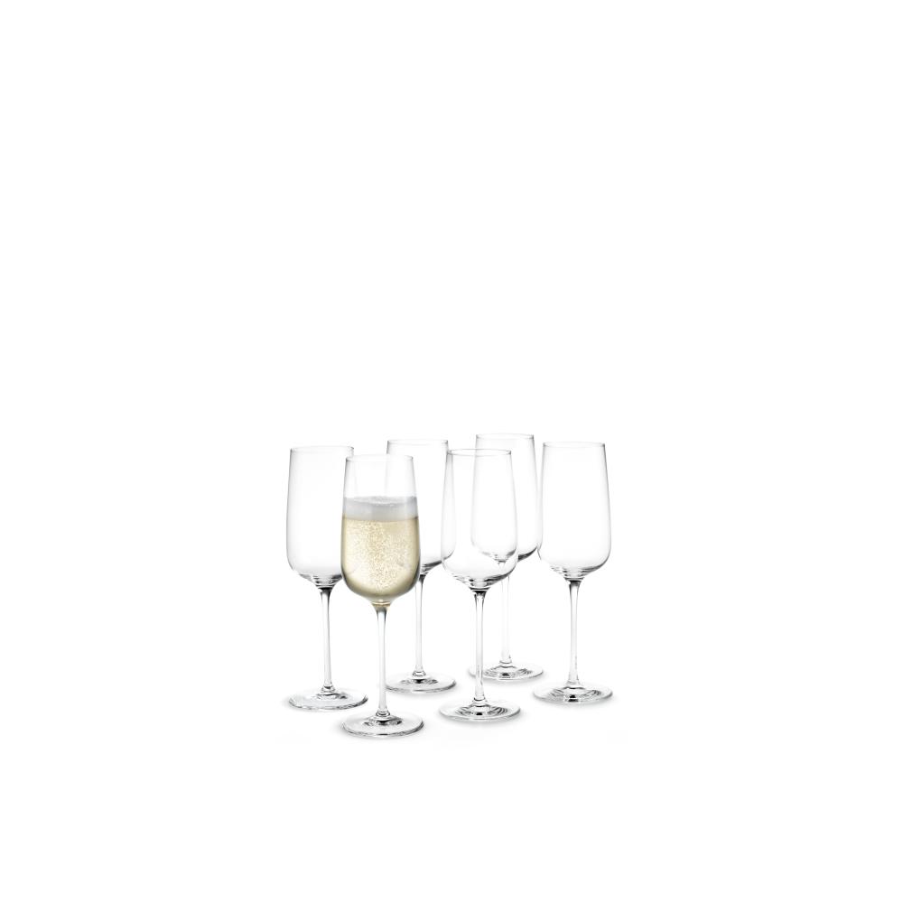 Holmegaard Bouquet Champagne Glass, 6 szt.