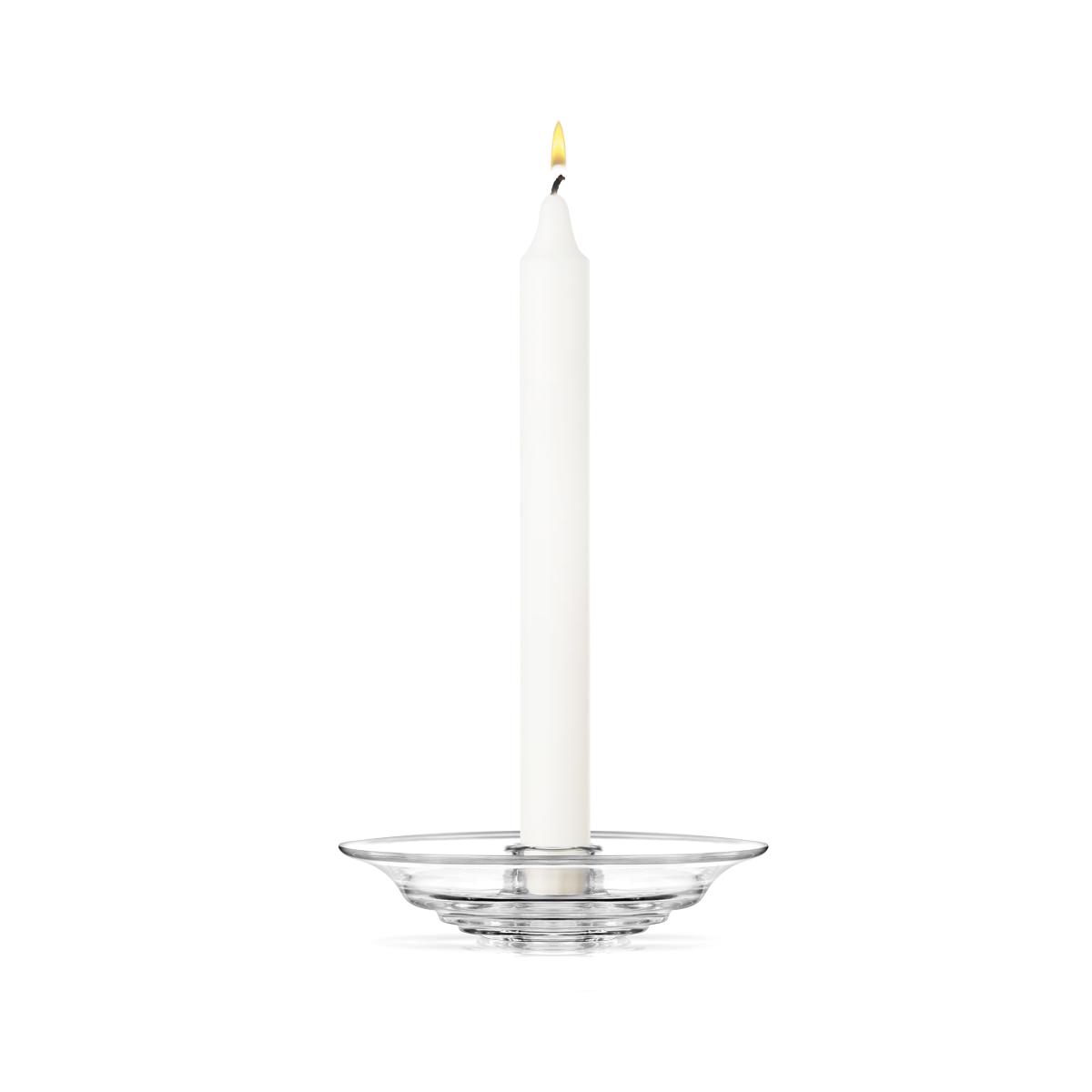 Holmegaard Flow Table Candle Holder, Clear