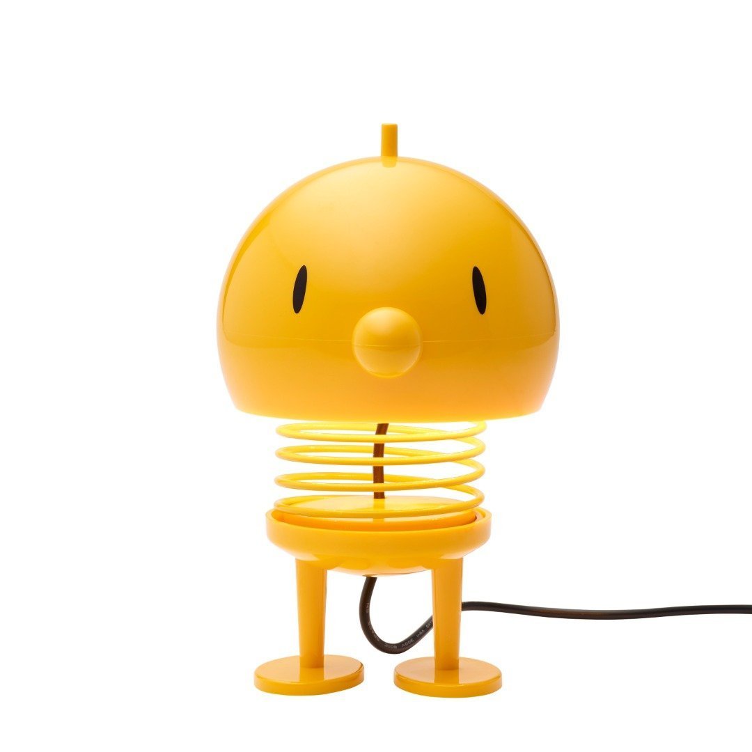 Lampka stołowa Hoptimist, żółta, 13 cm