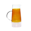 Hübsch Lemonade Carafe Glass Clear/bursztyn/różowy